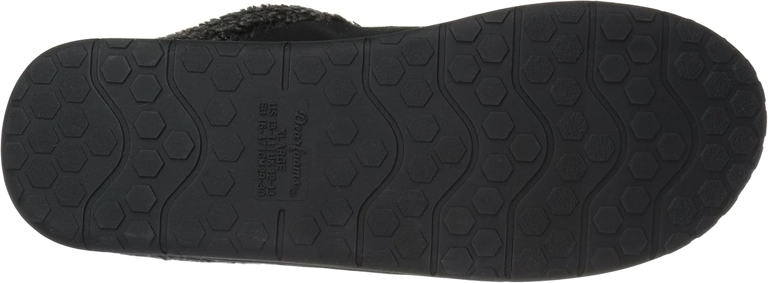 Dearfoams Men's Memory Foam Slipper