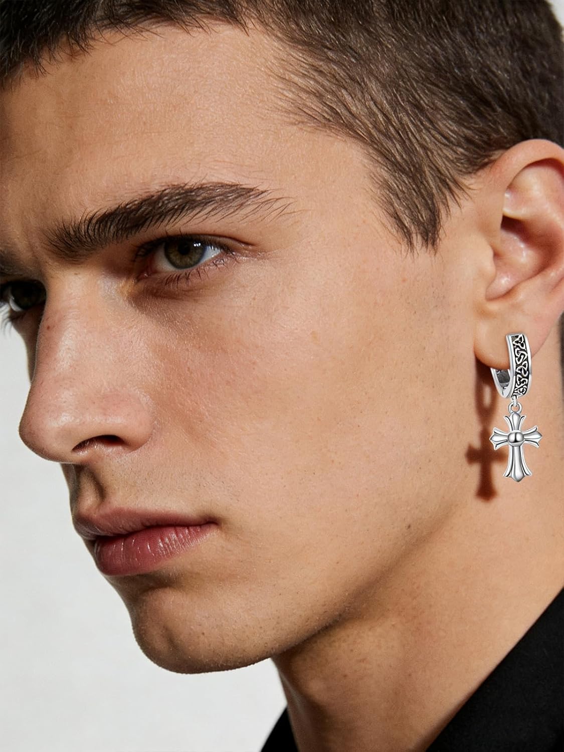 925 Sterling Silver Celtic Knot Cross Dangle Earrings Celtic Cross Jewelry Gifts - Image 3