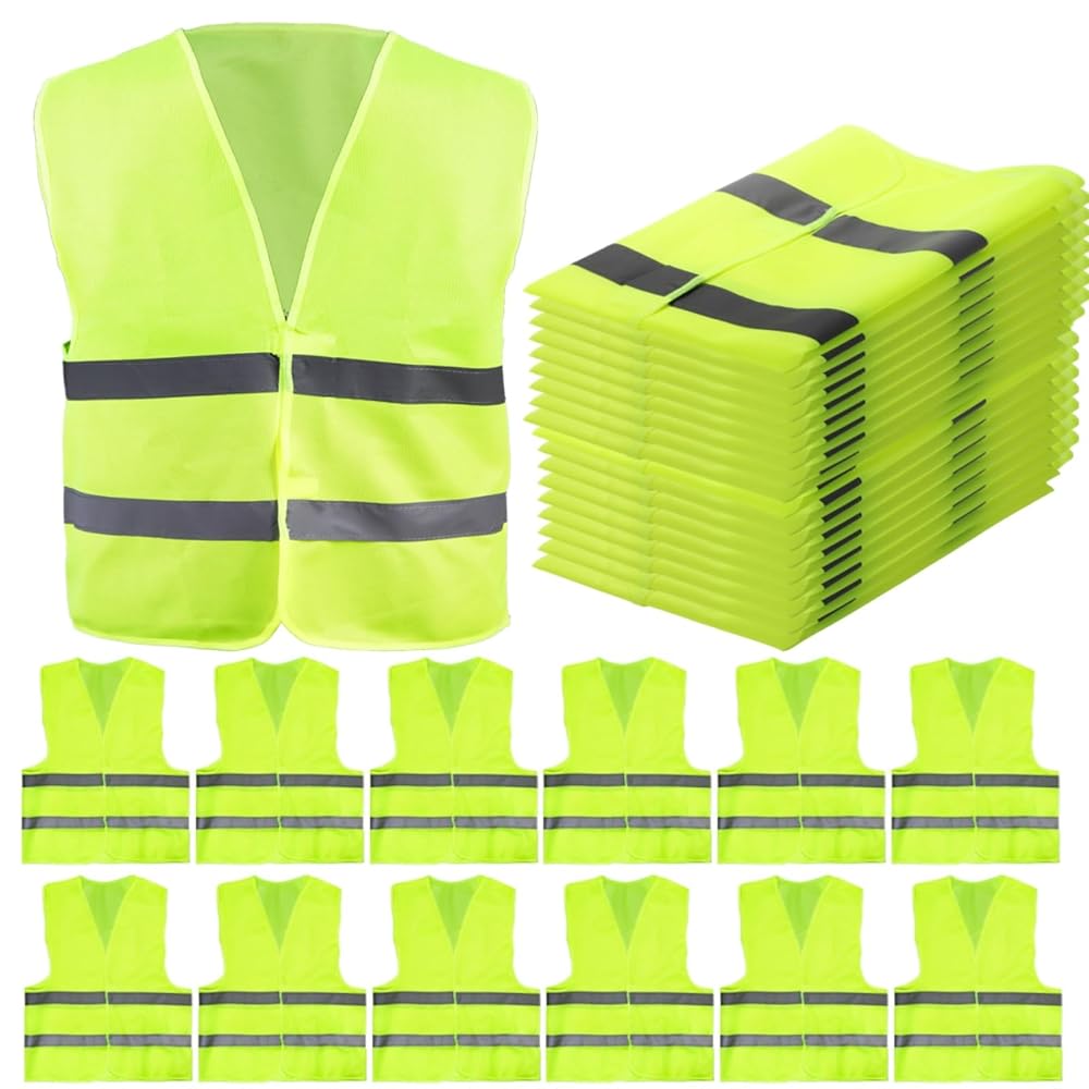 Volunteer Vest Orange Safety Vest Custom Logo Mesh High Visibility