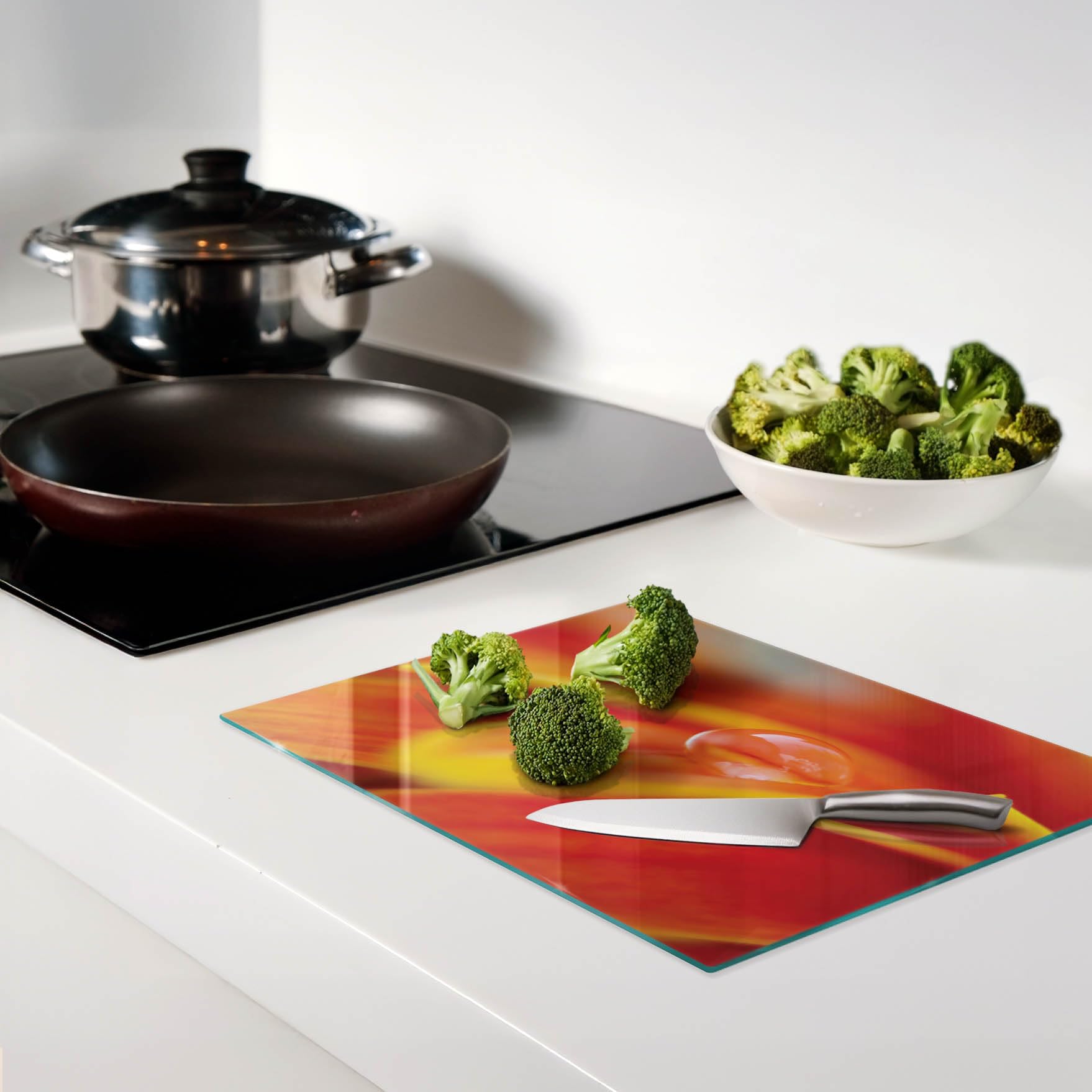 Modello termoresistente: Tagliere in vetro 40x30 cm Una goccia d'acqua