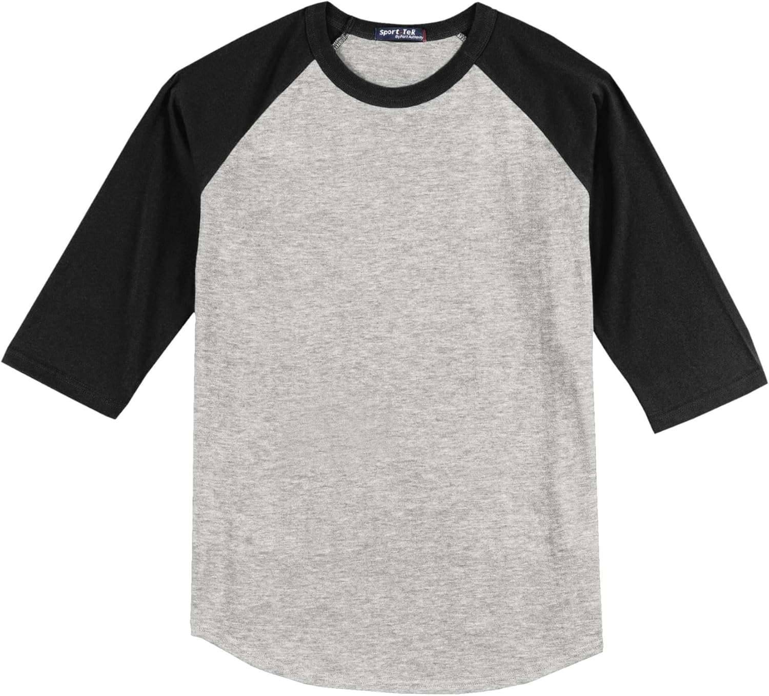 SPORT-TEK Unisex Colorblock Raglan Jersey | Long Sleeve Workout T-Shirt for Men & Women, Lightweight Clothing for Gym Fashion