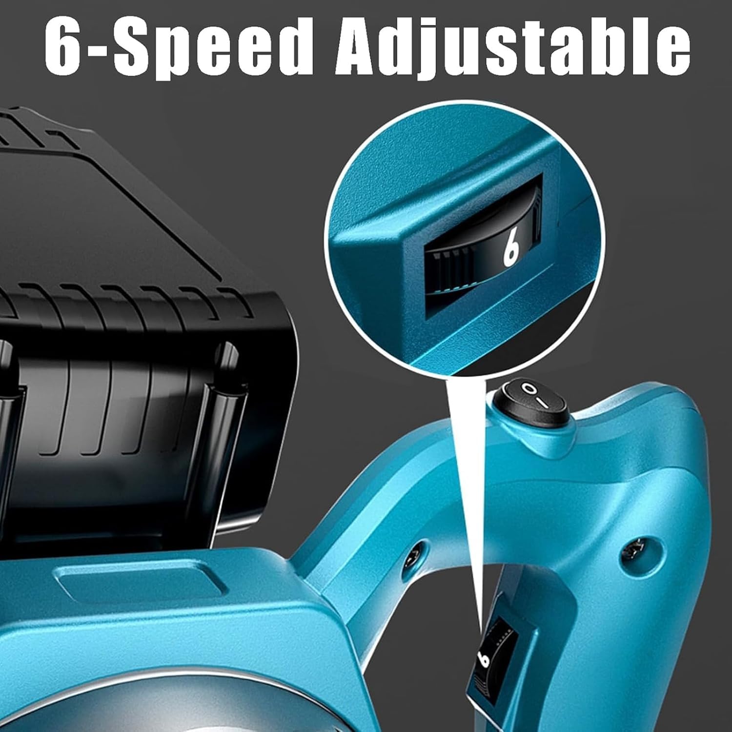 Taladro inalámbrico para postes de cercas de 1200 W, perforadora eléctrica de postes con 2 baterías, taladro de Tierra de Alto Torque de 1200 NM, para cercas.