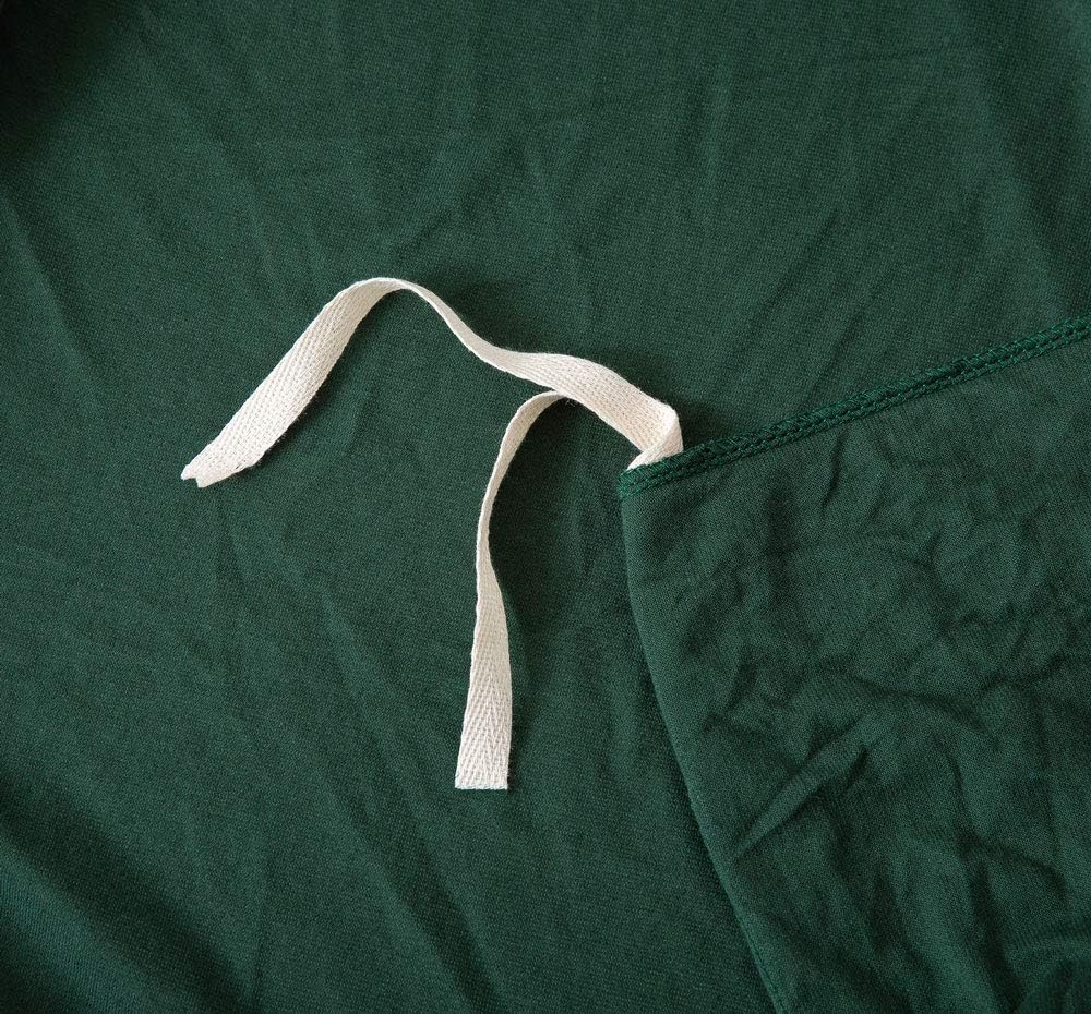 Lіmіtеd Stосk Household 100% Cotton Jersey Knit Duvet Cover Comfortable,Super Soft Includes 2 Pillowcase (Dark Green, Queen)