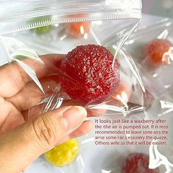 Crunchy Squishy Stress Ball for Kids & Adult,Extured Memory Gel Soft Fidget Toys,Squishes Toys Bulk for Party Favors,Desk Toy and Prize (Red,2pc)
