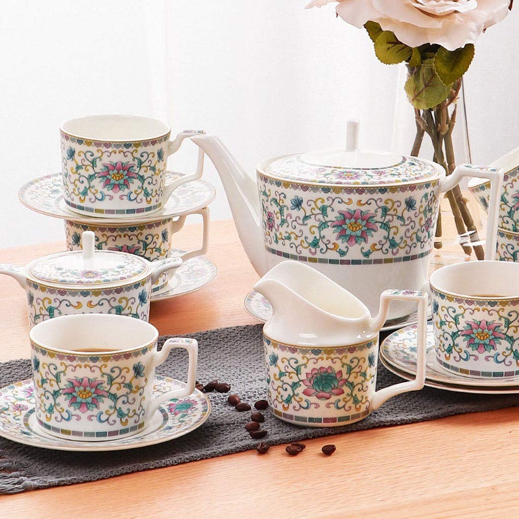 Filiżanka do kawy porcelana kostna filiżanka do kawy i spodek zestaw domowy popołudniowa herbata zestaw ceramiczny czajniczek czarna filiżanka do herbaty filiżanki do herbaty i kawy