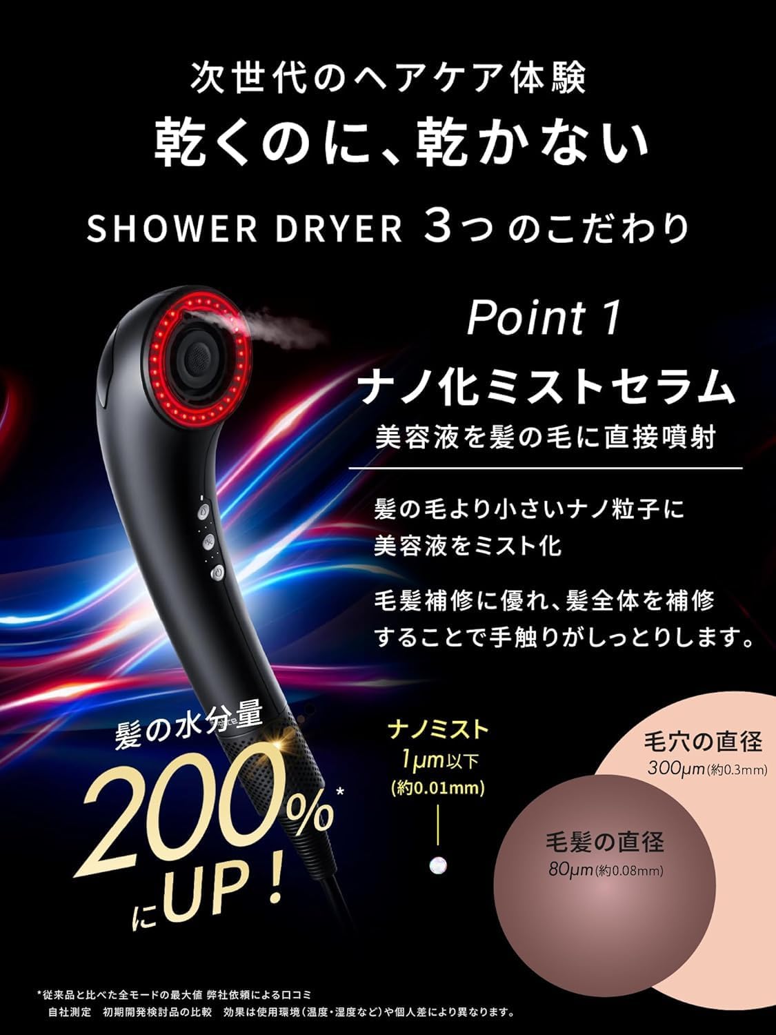佐々木希 アンバサダー】Brighte ブライト SHOWER DRYER シャワー
