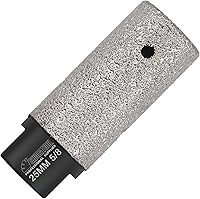 Vista 7 de SHDIATOOL Brocas de fresado de dedo de diamante de 0.394 in de ampliación y formación de agujeros existentes de bisel redondo para azulejos