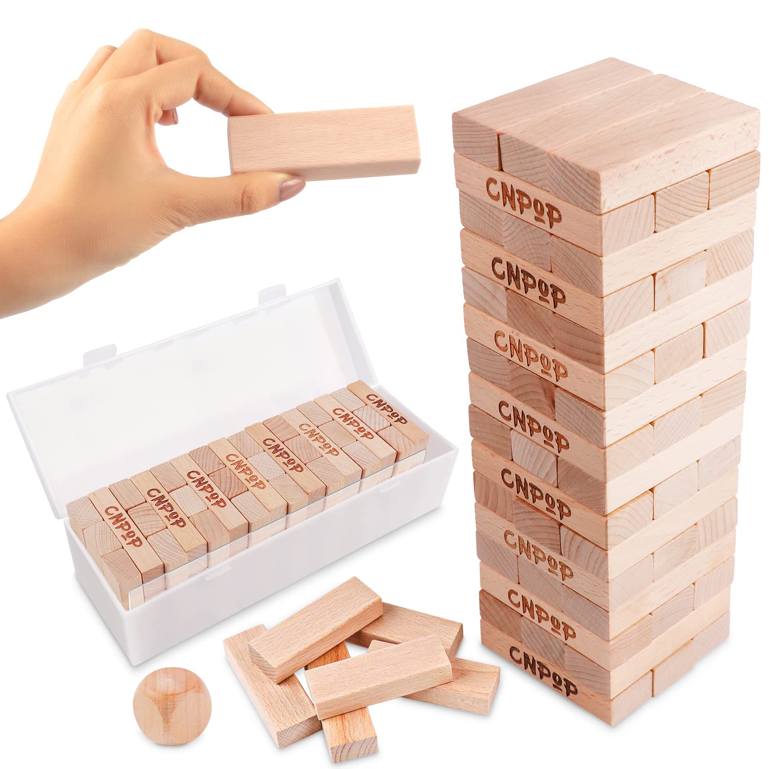 TUMBLING MINI TOWER GAME-JENGA STYLE WOODEN STACKING BLOCKS - CRAFTS & FUN!  NEW. Shop Official, 42% OFF | mail.esemontenegro.gov.co