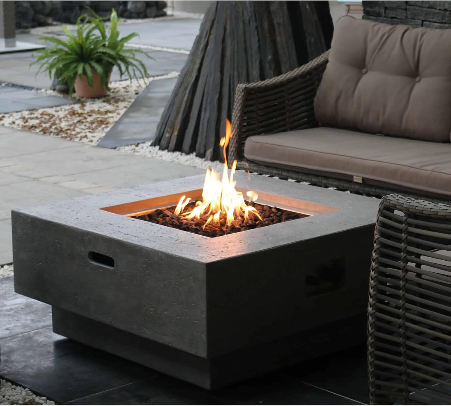 Stanbroil 24 Inch Round Fire Pit Burner Ring for Natural Gas & Propane Fire Pit Fireplace - 304 Stainless Steel Fire Pit Burner for Indoor & Outdoor, BTU 296,000 Max