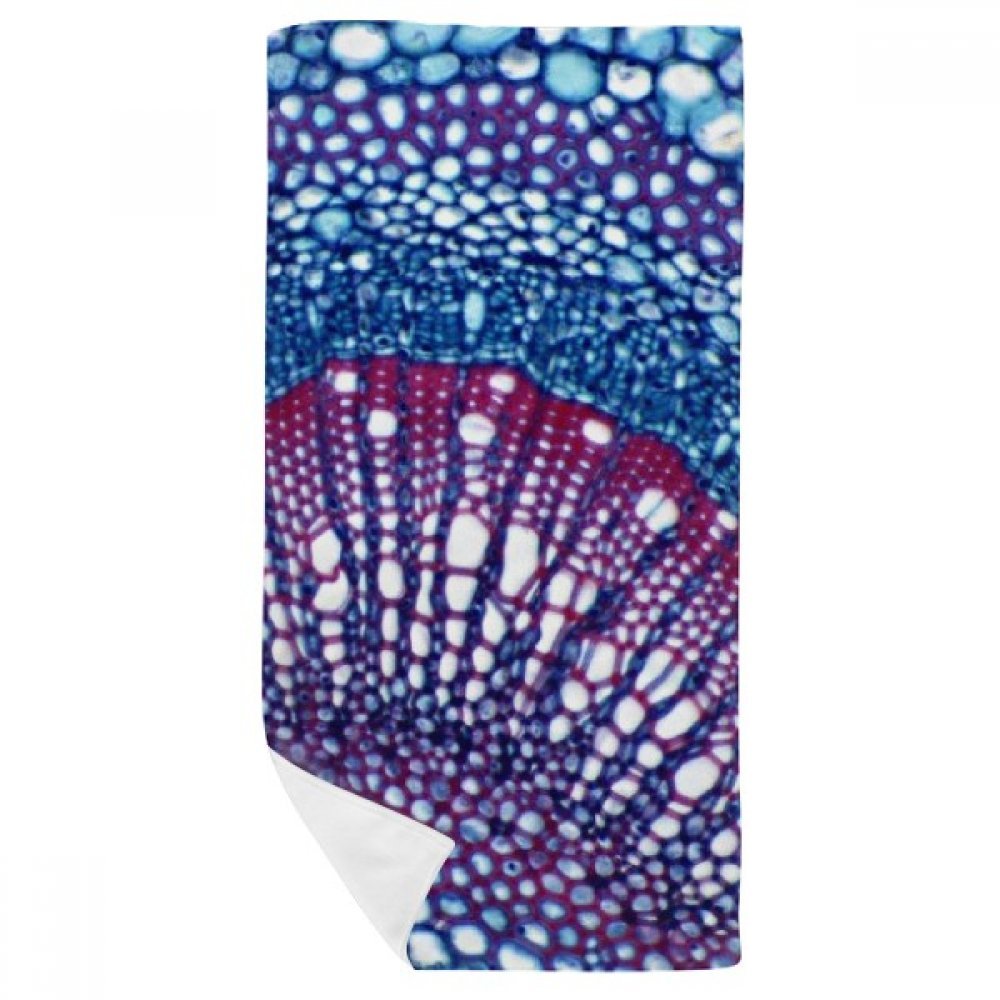 Serviette de bain douce pour peaux sensibles débarbouillette science cellulaire 35x70cm