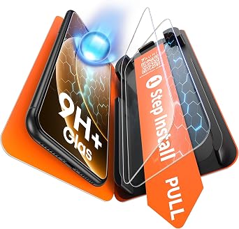 TAURI 2 Pack for iPhone 11 Screen Protector, [1-Step Install]