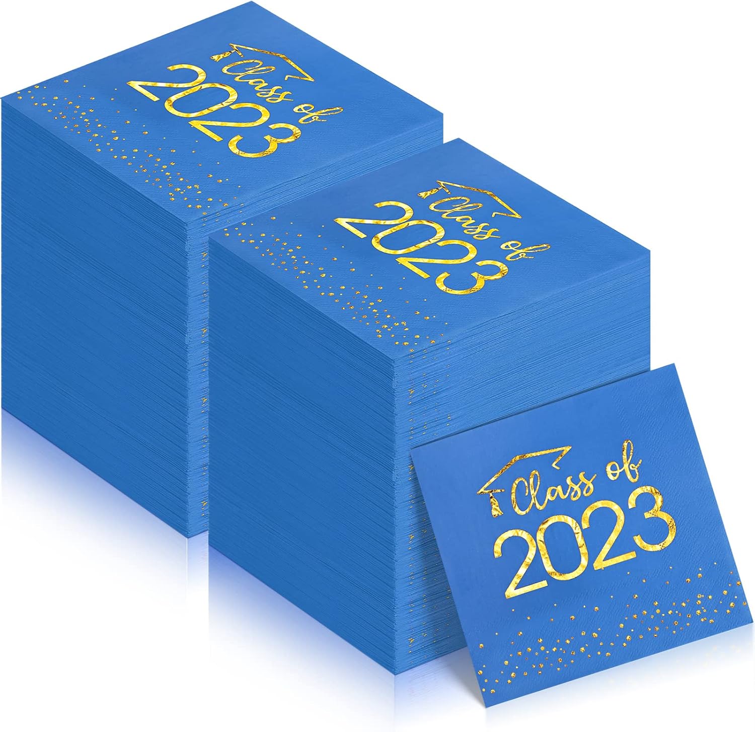 200Pcs Class of 2023 Graduation Napkins,Disposable Congrats