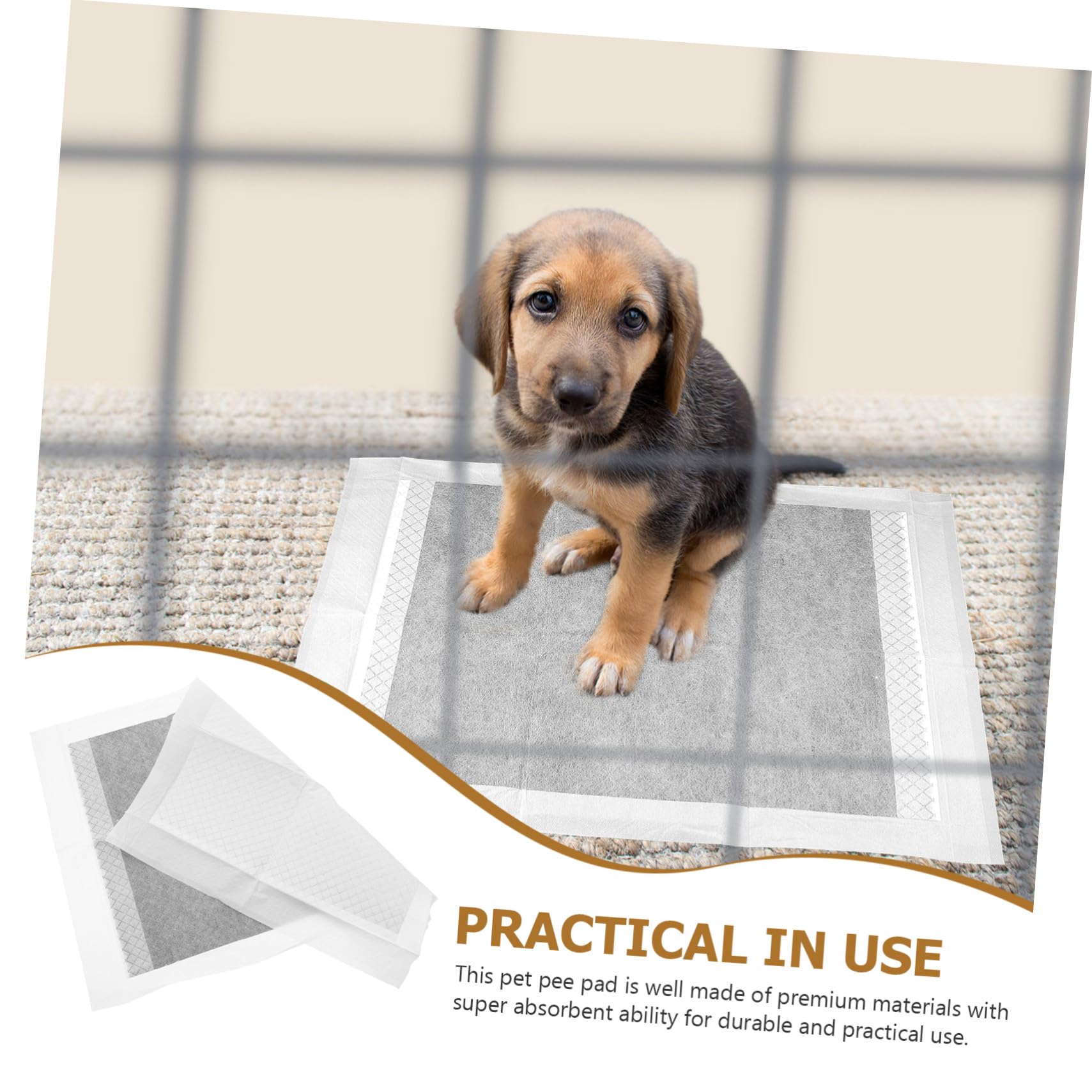 VICASKY 100stücke Puppy Trainingsunterlagen wasserdichte Hundetoiletten-Matte Hochsaugende Einweg-unterlagen für Hunde und Welpen