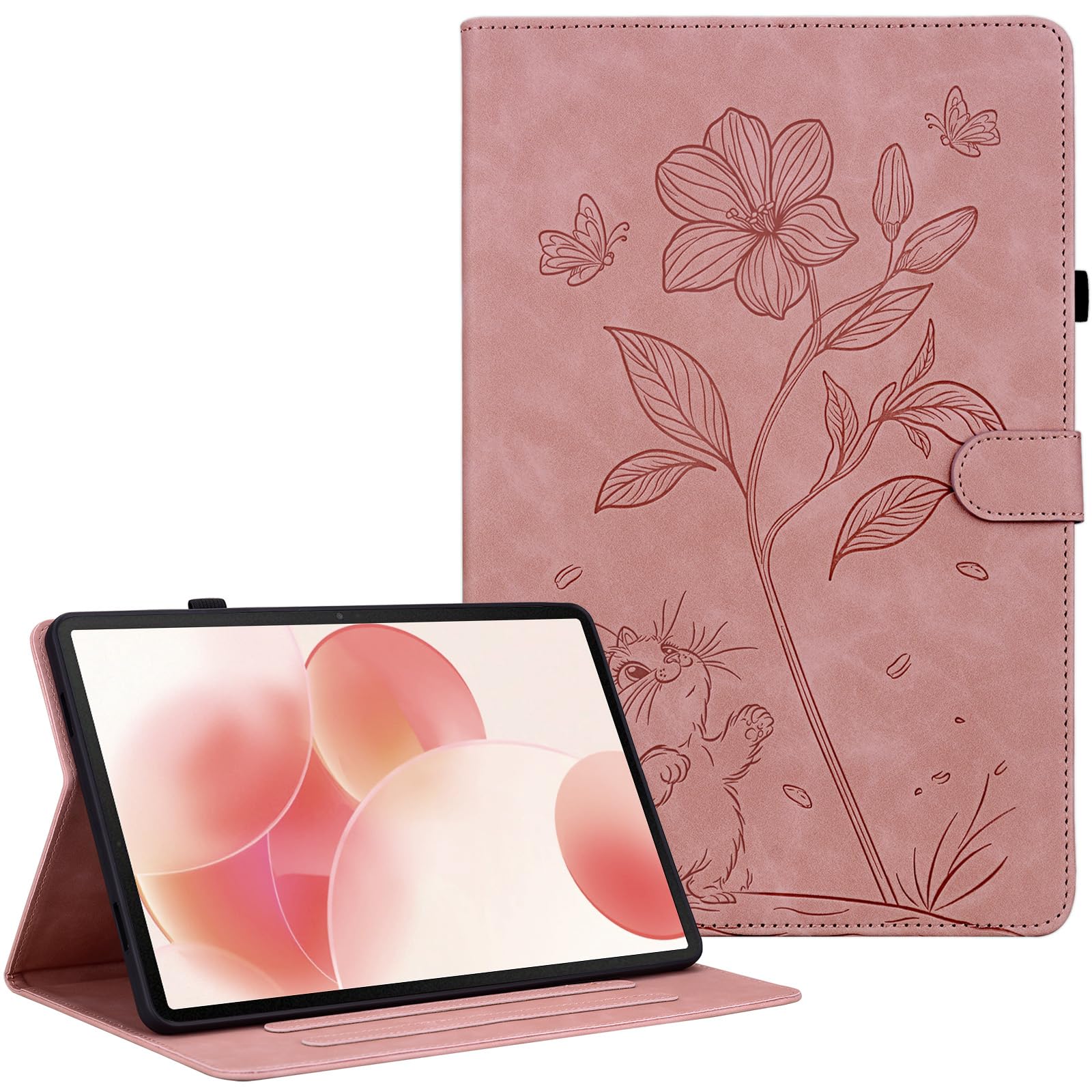 Étui iPad Pro 13 M5 2025 coque rose protection intégrale - 8