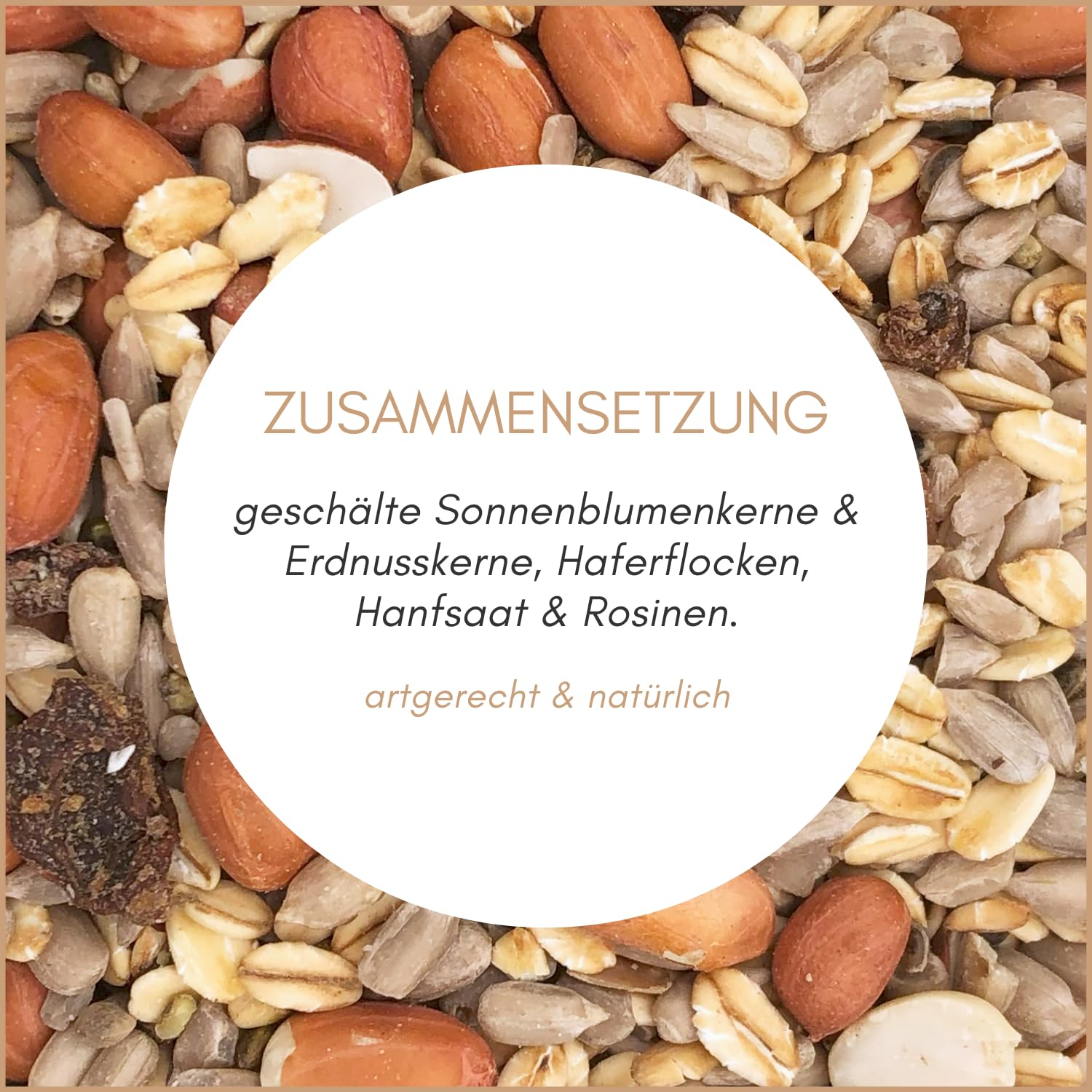 Supravit Balkonfutter für Wildvögel 25kg – Wildvogelfutter schalenfrei | Premium Sonnenblumenkernen, Erdnüssen, Haferflocken & Rosinen | Ganzjahres- & Winterfutter