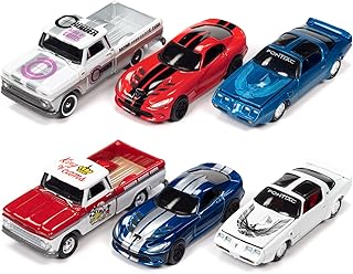 Johnny Lightning Collector's Tin 2023 Set of 6 Cars Release 2 Limited Edition 1/64 Diecast Model Cars by Johnny Lightning JLCT012