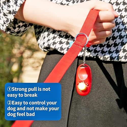 Miniatura 4 de BAAPET 15 pies, 20 pies, 30 pies, 50 pies, 100 pies de largo, correa de entrenamiento para perro, gato, entrenamiento, juego, campamento o patio