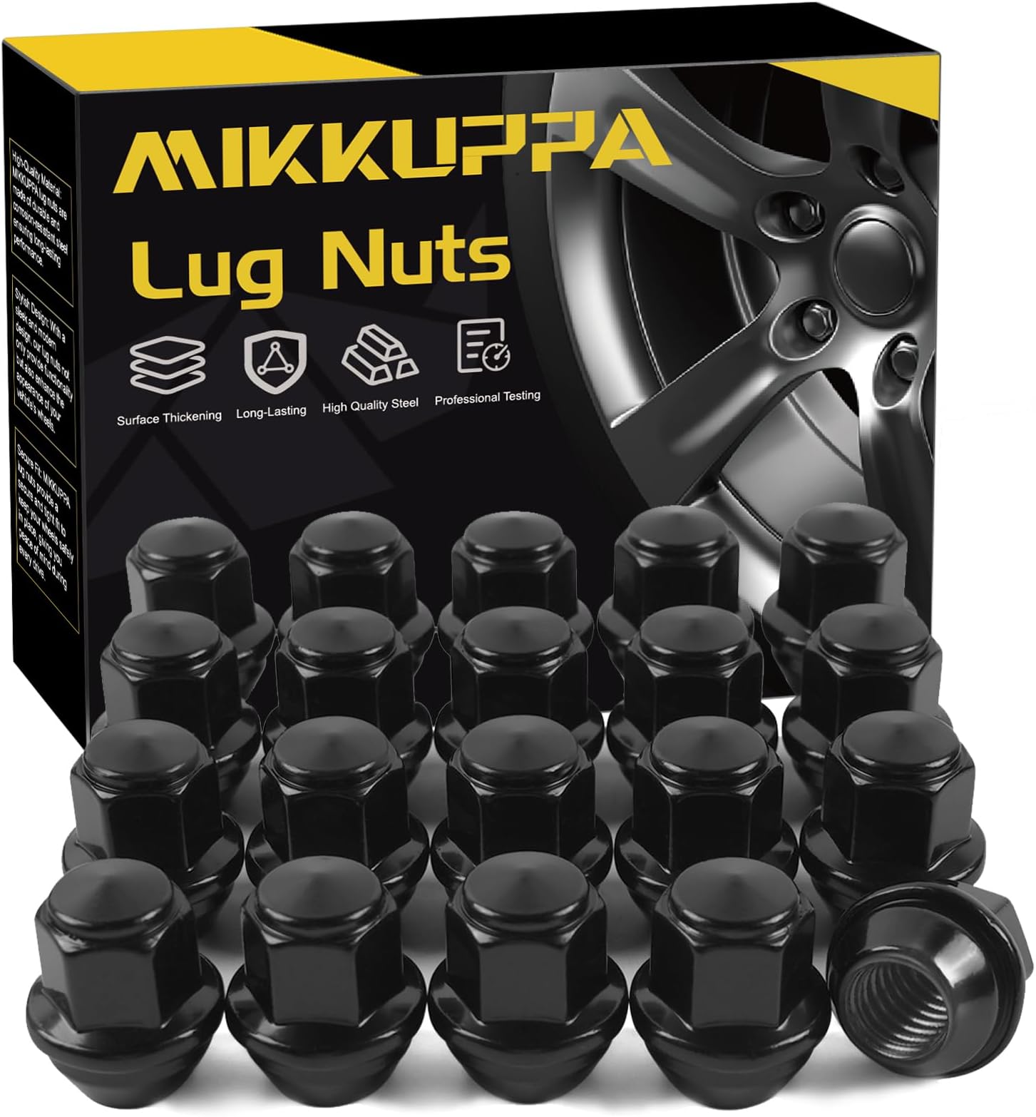 12x1.5 Black Lug Nuts
