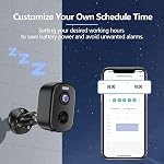 Security Cameras Wireless Outdoor 2K 3MP Battery Powered WiFi Cameras Color Night Vision 2-Way Talk Motion Detection Spotlight/Siren for Home Security Cloud/SD Storage Waterproof Indoor Camera(Black)