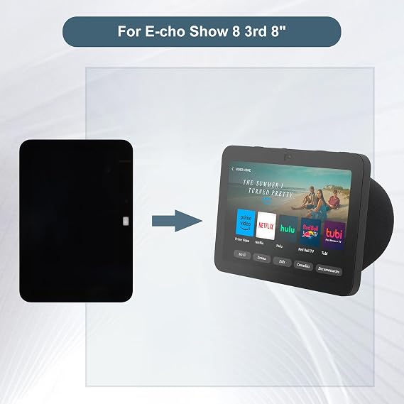 Replacement LCD Display Touch Screen Digitizer Assembly Compatible with Echo Show 8 3rd 8 with Tools(Black)