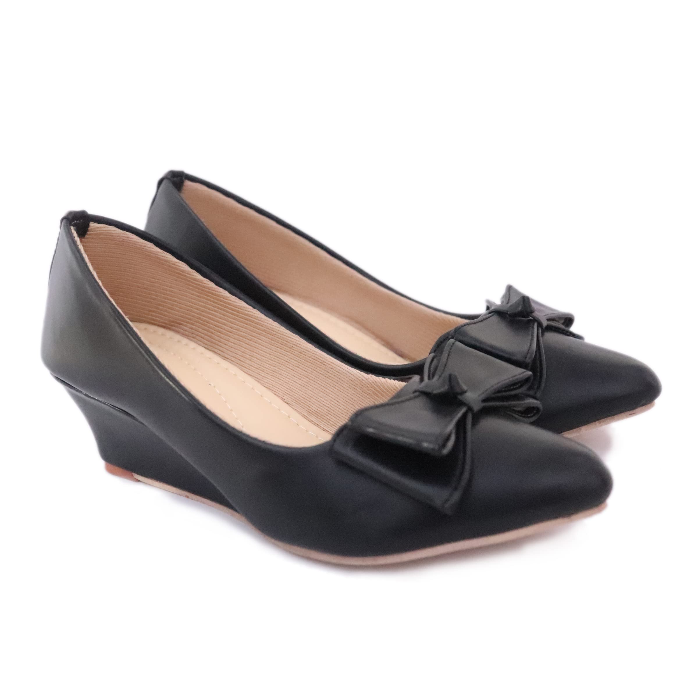 Toestep Women Bow Platform Heels Bellies For Women And Girls (BLACK, numeric_6) (B0BR8BC844) Amazon Price History, Amazon Price Tracker