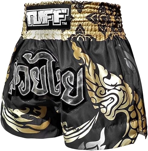 Miniatura 2 de TUFF Pantalones cortos deportivos para Muay Thai y artes marciales, ropa de entrenamiento y gimnasio