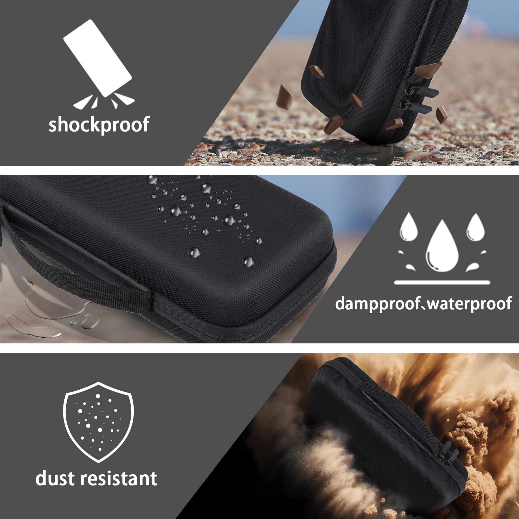 co2CREA Custodia da viaggio per ASUS ROG Ally/ASUS ROG Ally X 2024 Console portatile da gioco