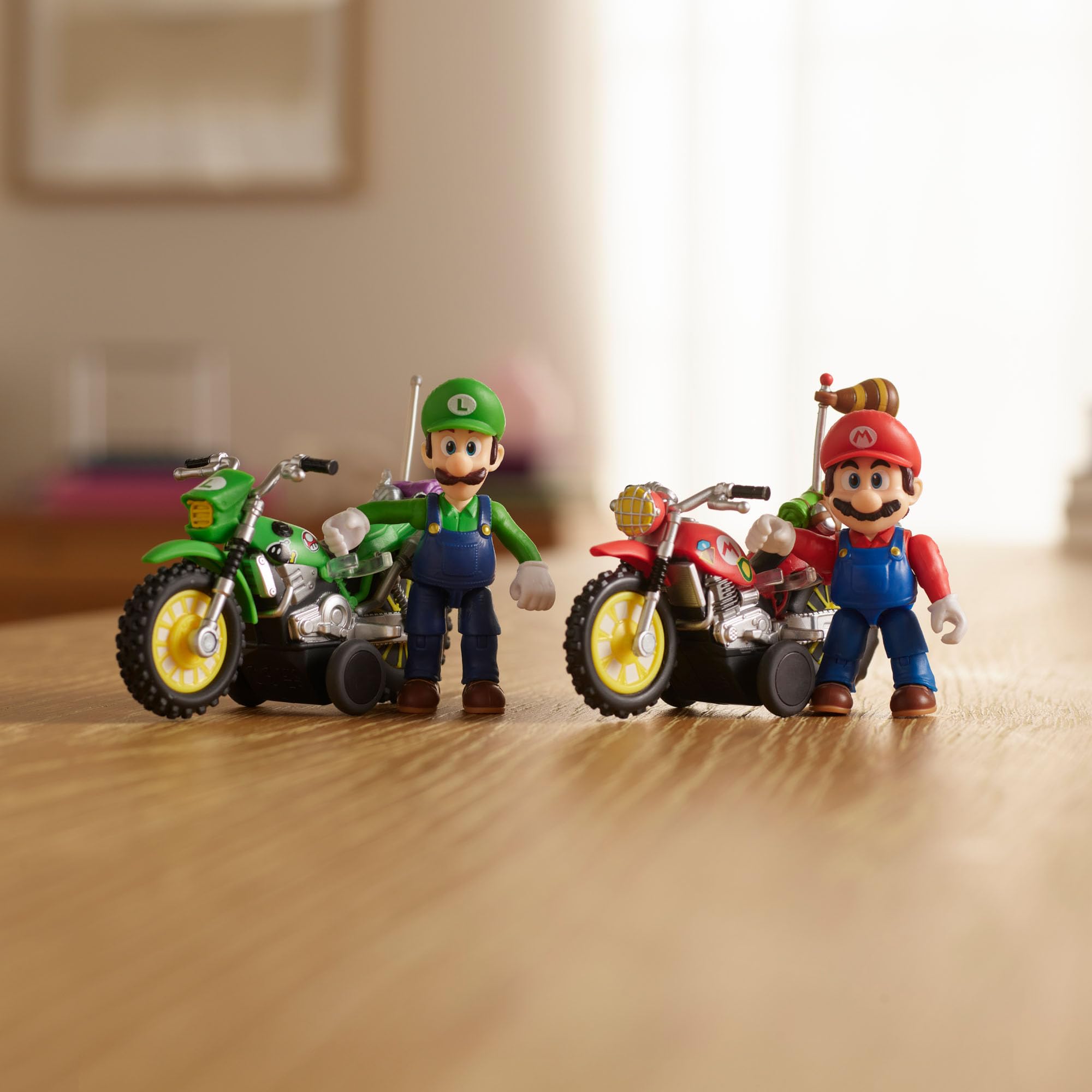 La película Super Mario Galaxy – Figura de 6 cm con Motocicleta de Retroceso – Mario