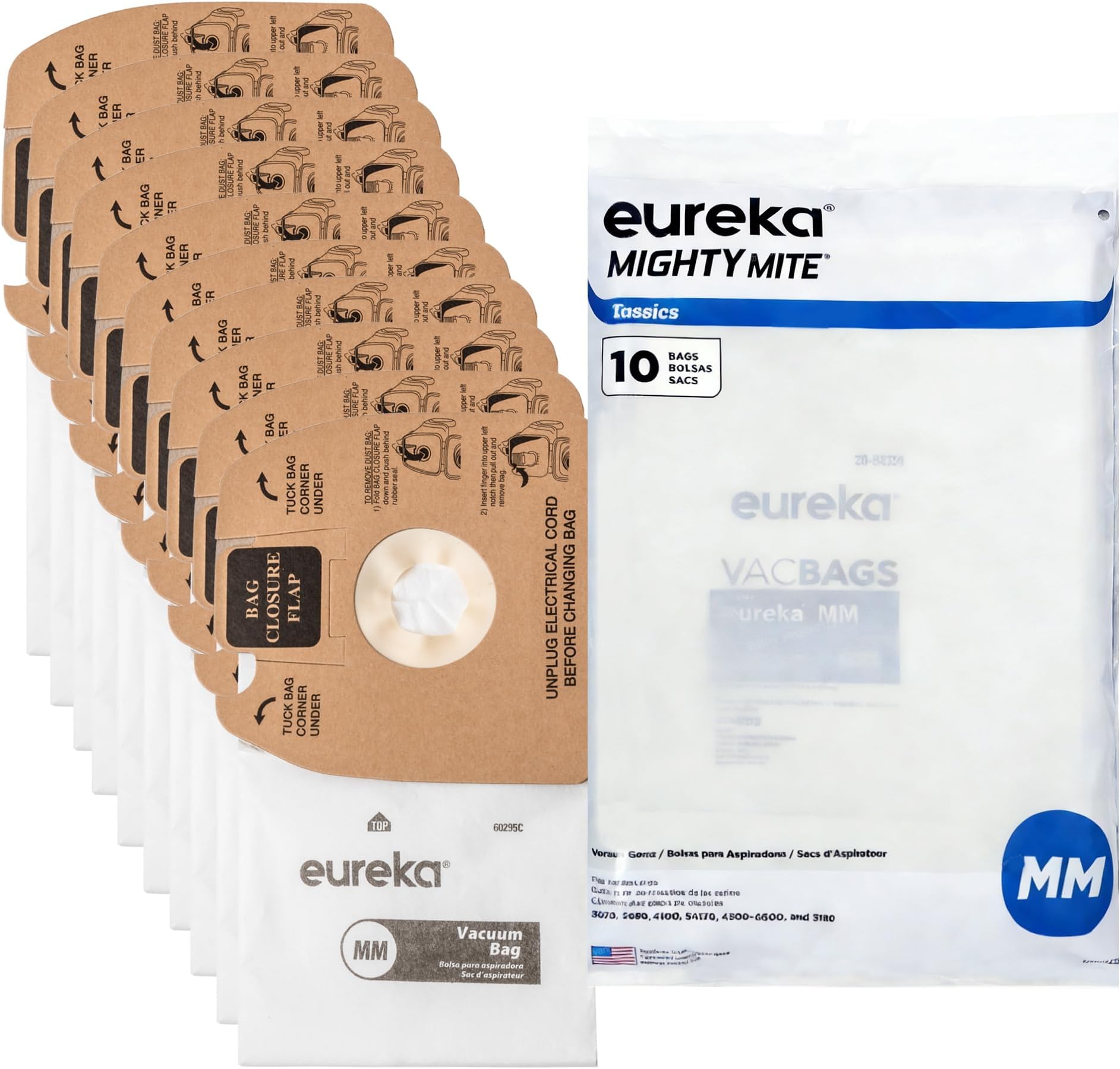 Eureka MM Vacuum 60297A Style-10 Per Unit, 10 Bags, White
