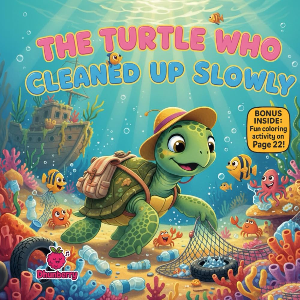 The Turtle Who Cleaned Up Slowly: A Gentle Rhyming Picture Book About Patience, Small Steps, and Building Good Habits