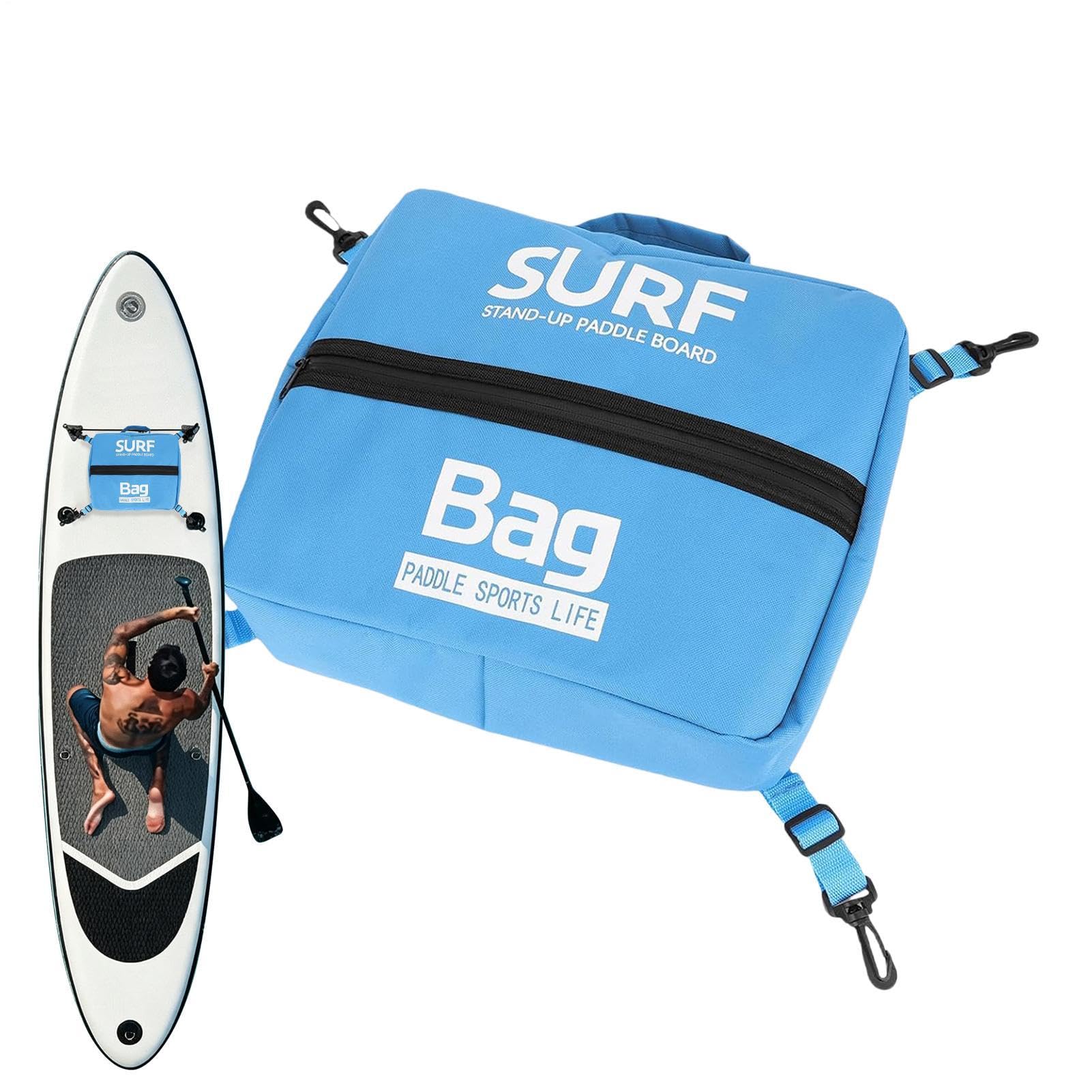 for Paddle Board Surfing 10L Insulated Anti-Leak Portable Waterproof, blue