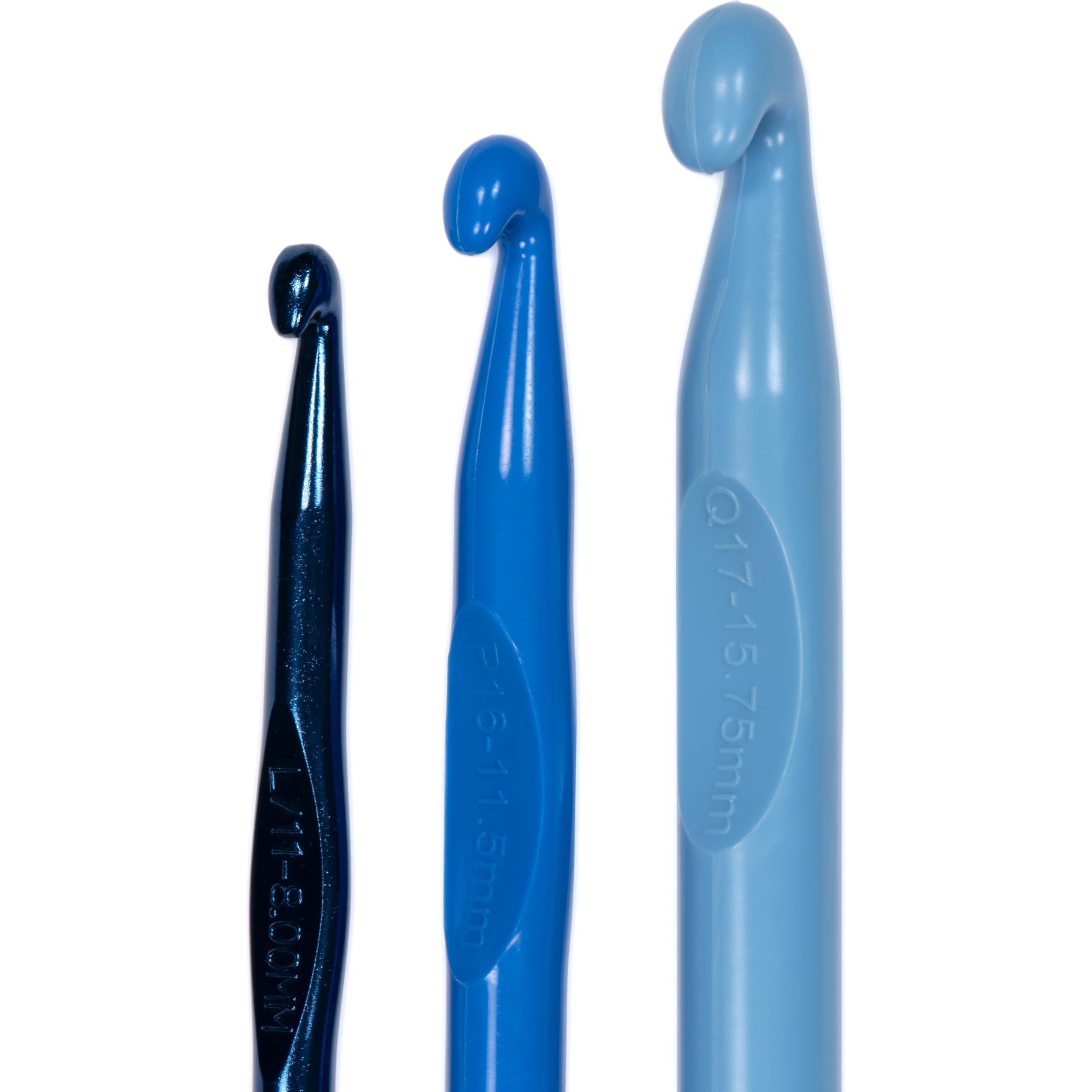 Amazon.com: Boye 3399101000 Ergonomic Crochet Hook Set, Size L P Q