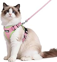 Vista 94 de rabbitgoo Cat Harness and Leash for Walking, Escape Proof Soft Adjustable Vest Harnesses for Cats, Easy Control Breathable Reflective Strips Jacket