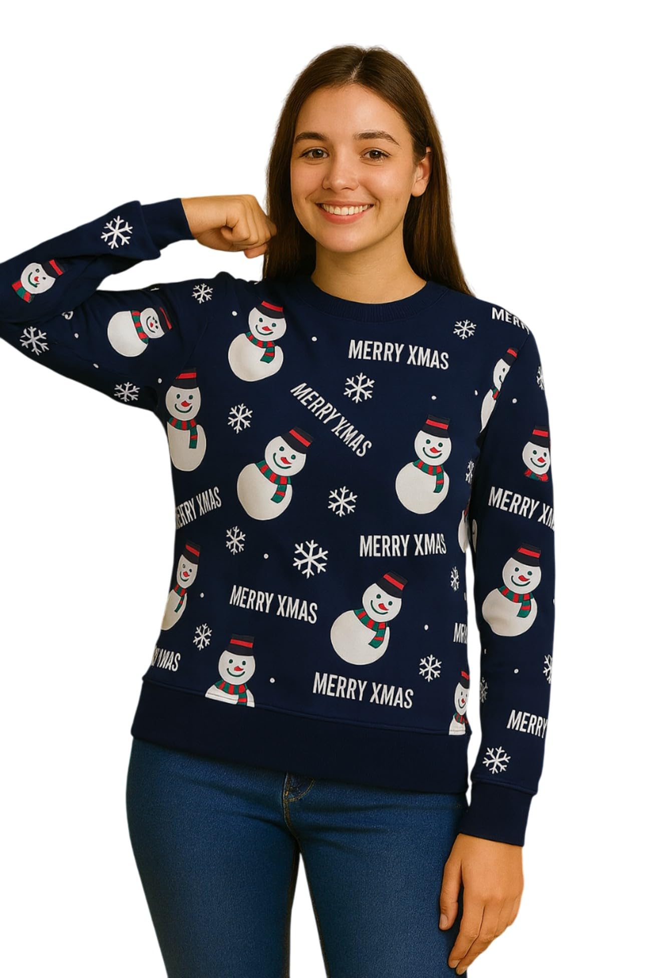 ninos dreams Women Christmas Sweatshirt-picture-38