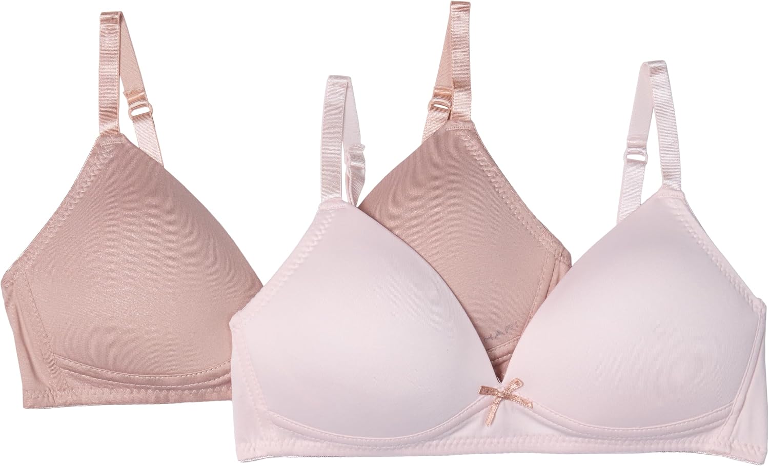 Tahari Girls' 2-Pack Molded Wireless Bras