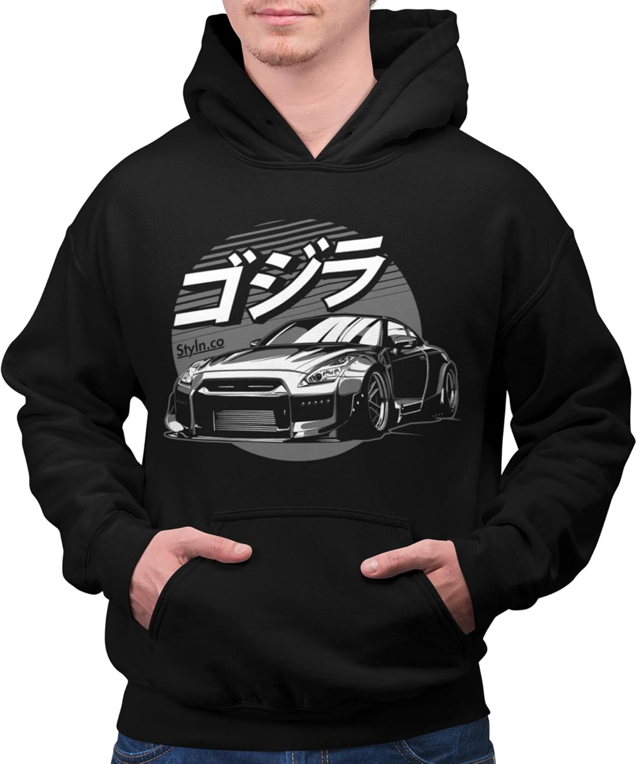 STYLN NISSAN SKYLINE GTR R32 R33 R34 R35 Hoodie | Adult Unisex Car Nismo Racing Automotive Enthusiasts Hooded Sweatshirt