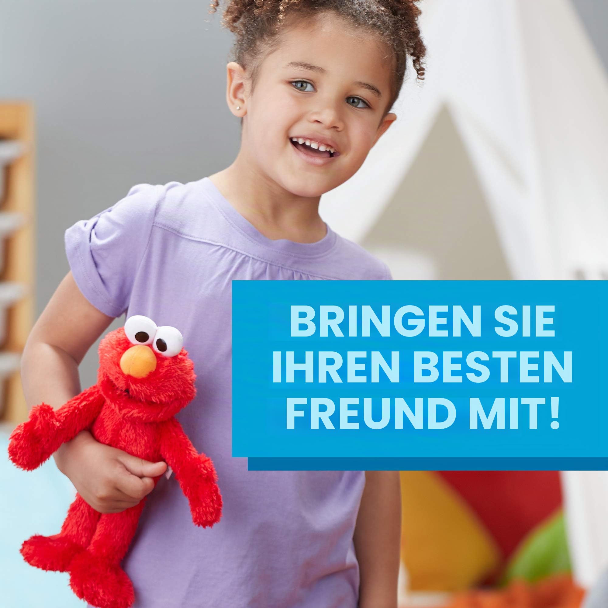 KOMUS Playskool Friends Sesame Street Elmo Mini Plüsch