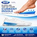 DOCTOR EXTRA SOFT Orthopedic Heel Pads for Men | Silicone Gel Heel Cups for Pain Relief, Shock Absorption, Plantar Fasciitis, Height Increase | Extra Cushioning Inserts for All Shoes (1 Pair) gallery image