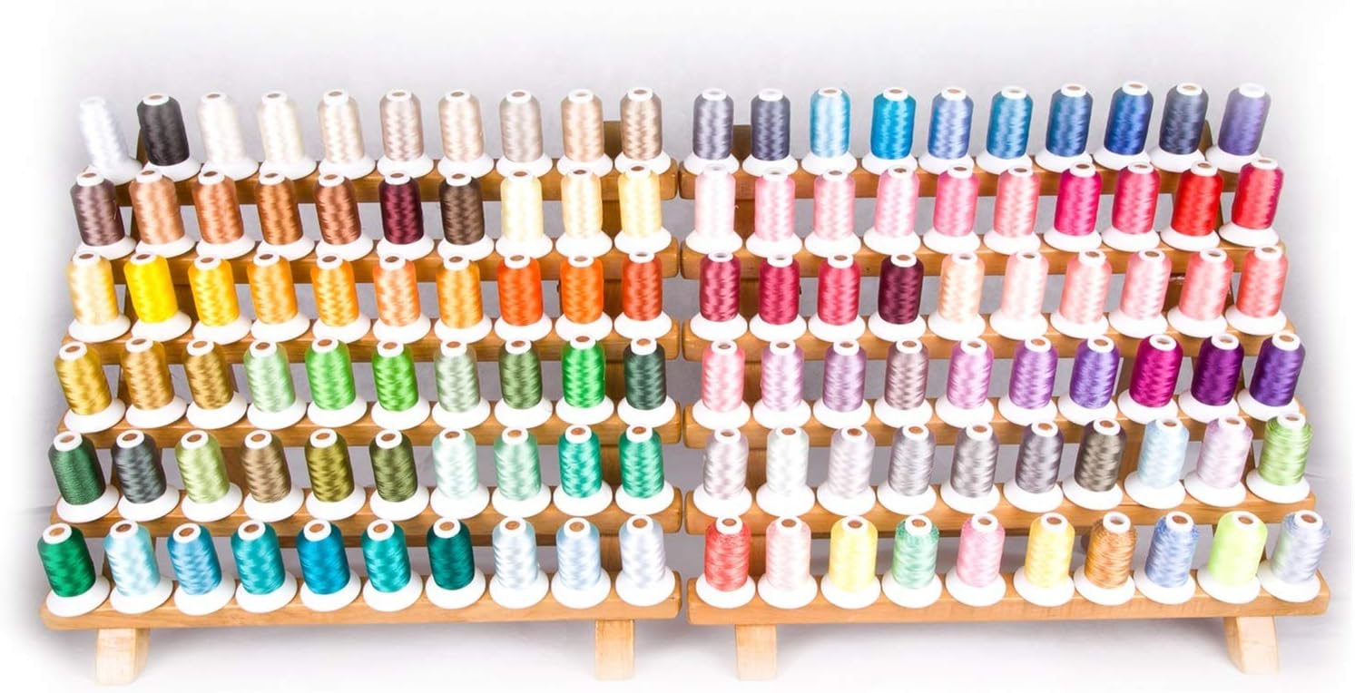 Embroidery Thread Polyester Embroidery Machine Thread 120 Colors(120C 500M)