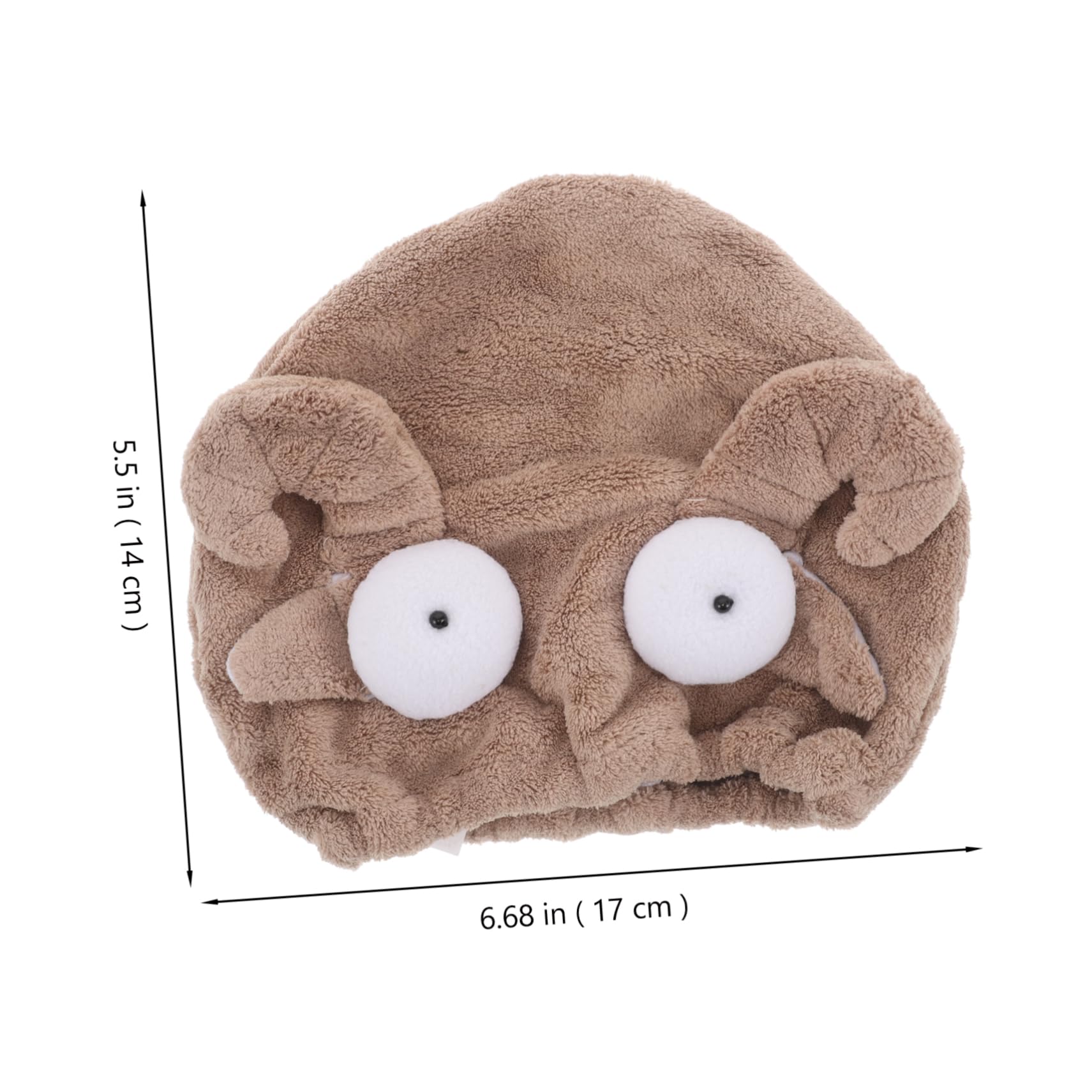 VICASKY Cartoon Sheep Shape Hair Drying Cap Super Absorbent Coral Fleece Towel for Women Quick Drying Wrap for Bathing Spa and Shower Cute and Comfortable Design