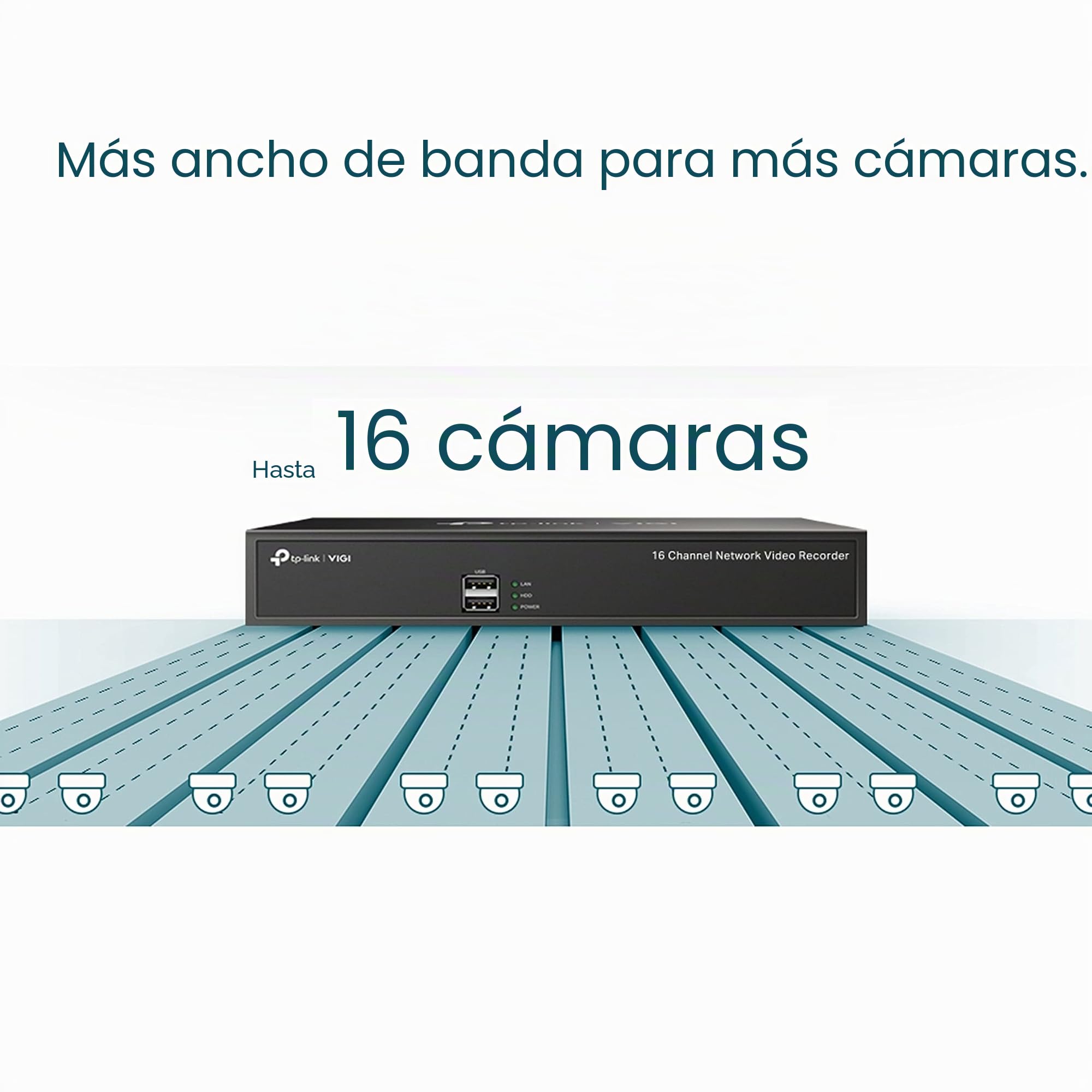 Video Grabador en Red TP-Link VIGI NVR1016H
