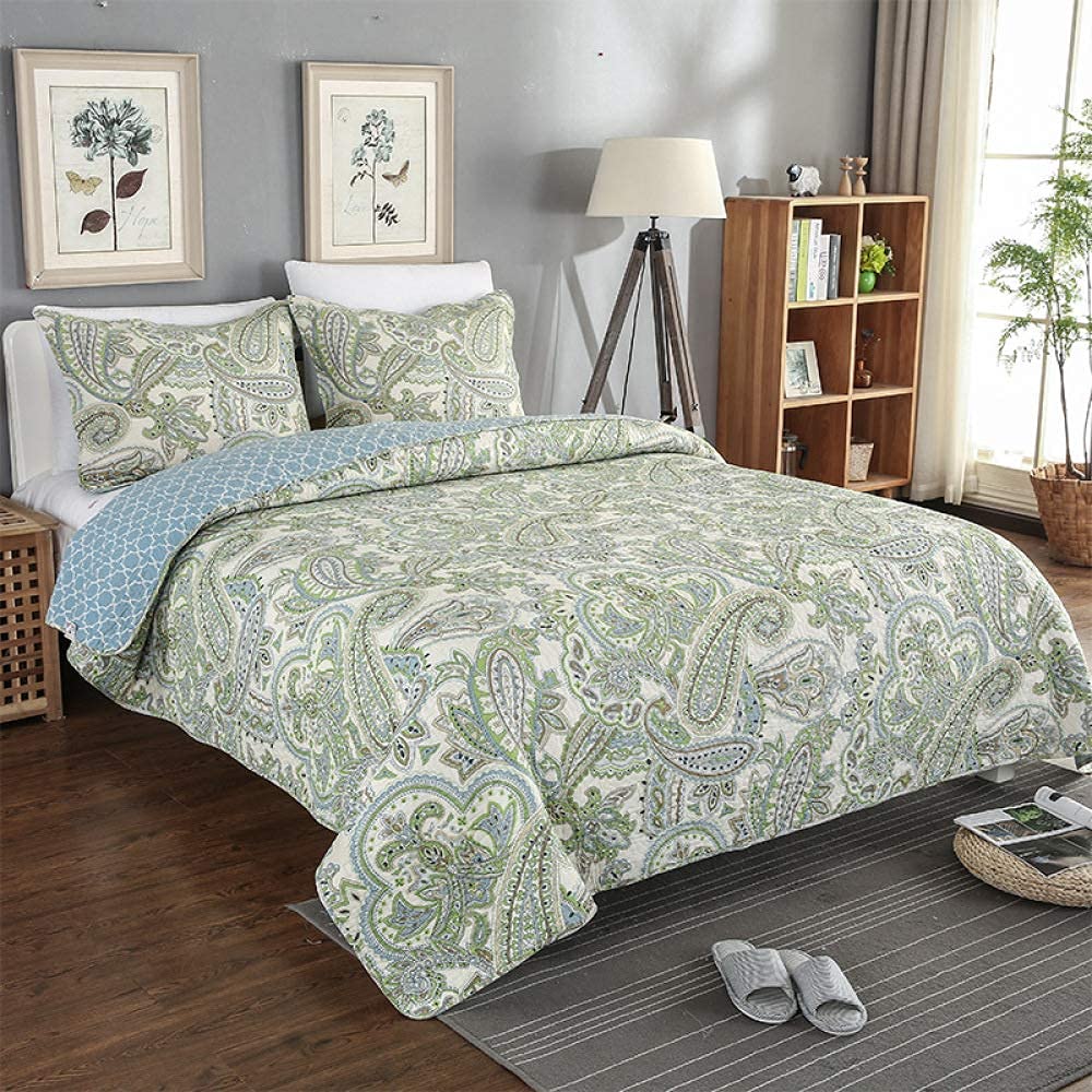 Draps et couvre-lit en coton respirant 200x230 contre la chaleur nocturne