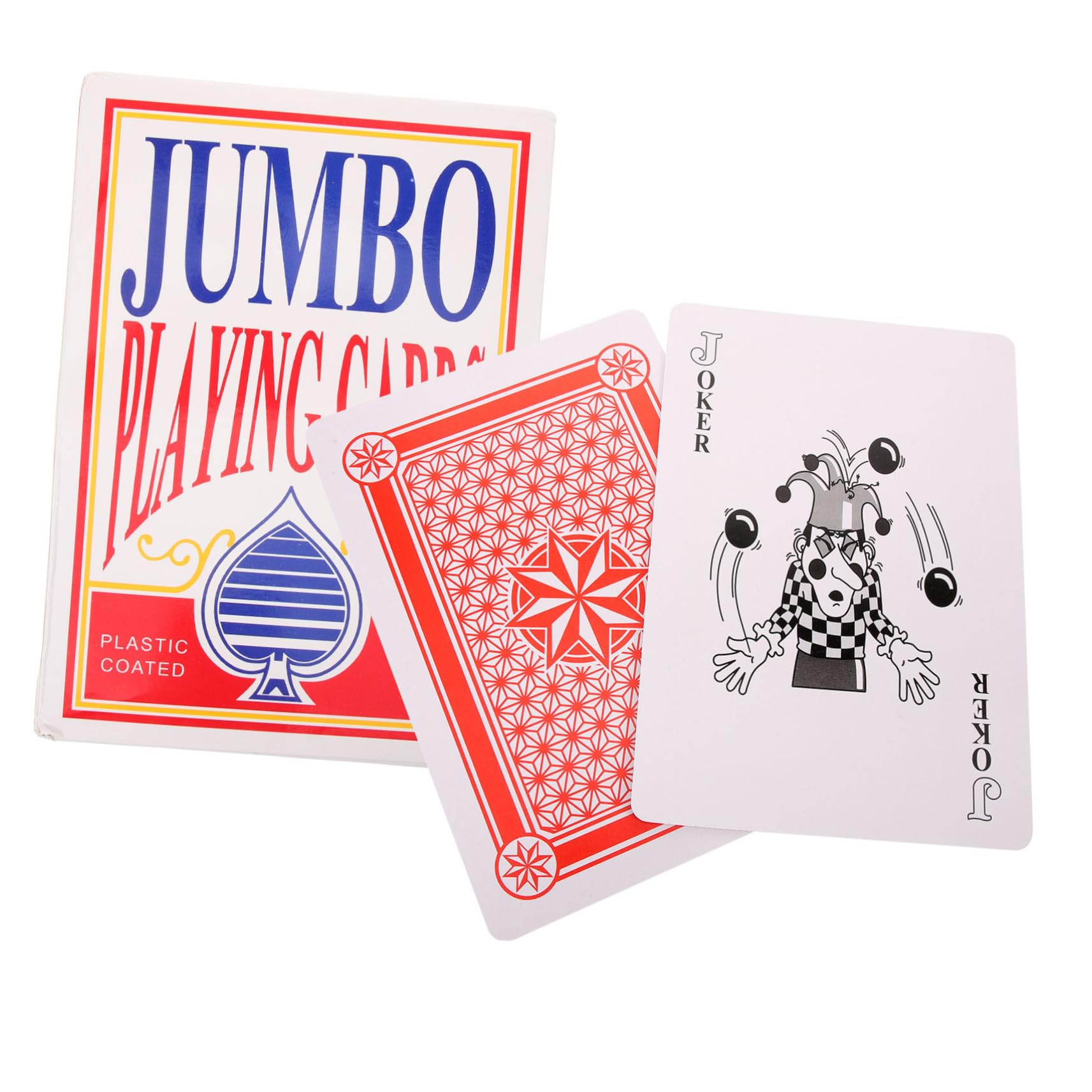 Carte da Gioco Giganti per Festa e Viaggio, Set da 1 in Carta Facili da Trasportare e Conservare, Perfette per Giochi da Tavolo e Divertimento