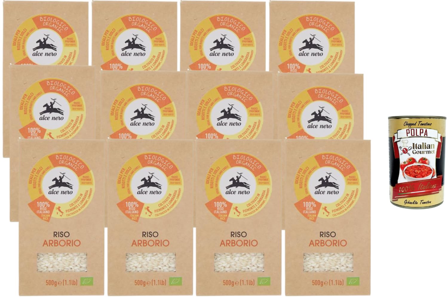 Italian Gourmet Arborio Risottoreis 12x500g 6kg mit Polpa Vorratspack