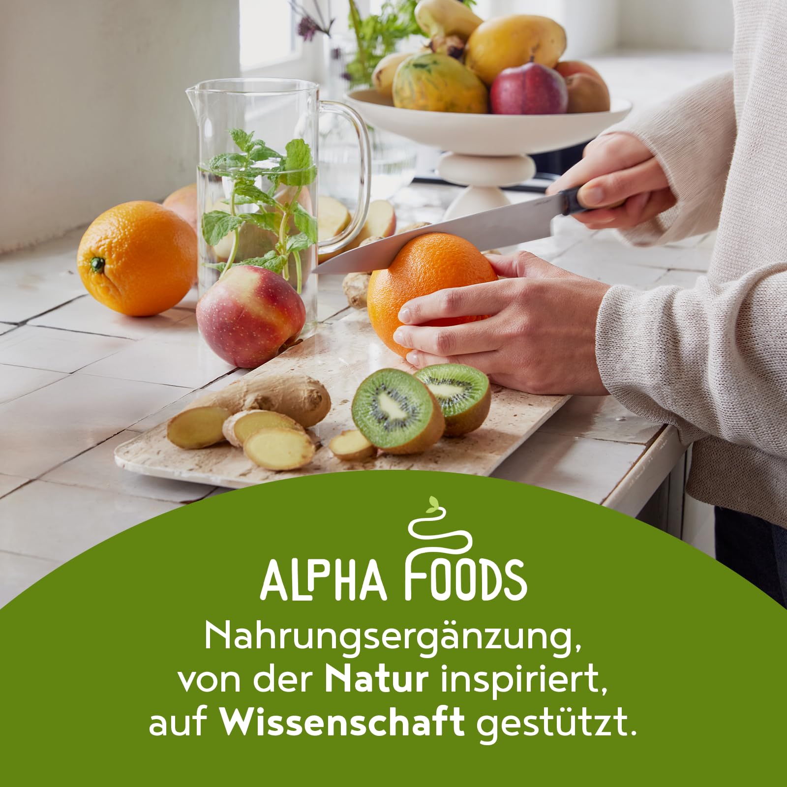 Alpha Foods Matcha Latte Pulver, vegan, 25% japanischer Zeremonien-Matcha Ritual mit Kokosnussmilch-, Gersten- und Weizengraspulver, für Smoothies, Shakes und Tee, 210g, 30 Portionen, Macha Powder
