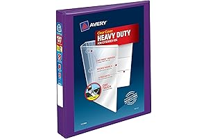 Avery® Heavy-Duty Purple Binders