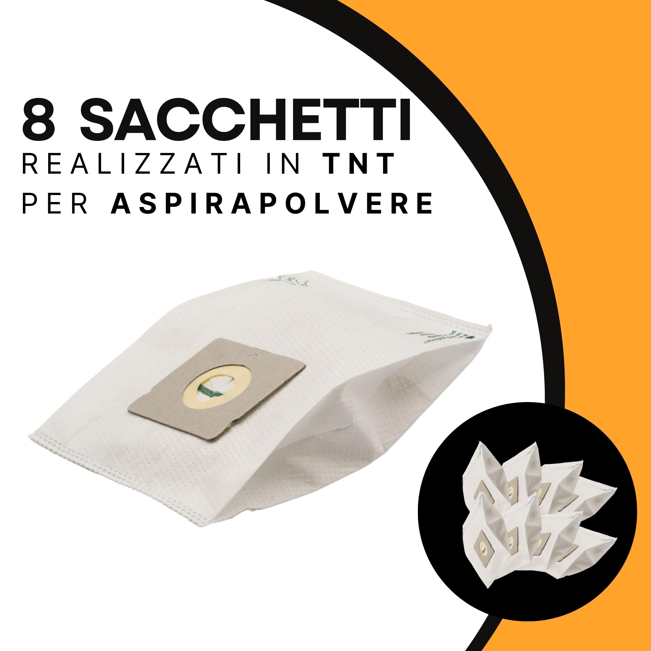 MisterVac | compatibile con sacchetti per aspirapolvere sacchetti di ricambio 10 pezzi Orbegozo AP 7007