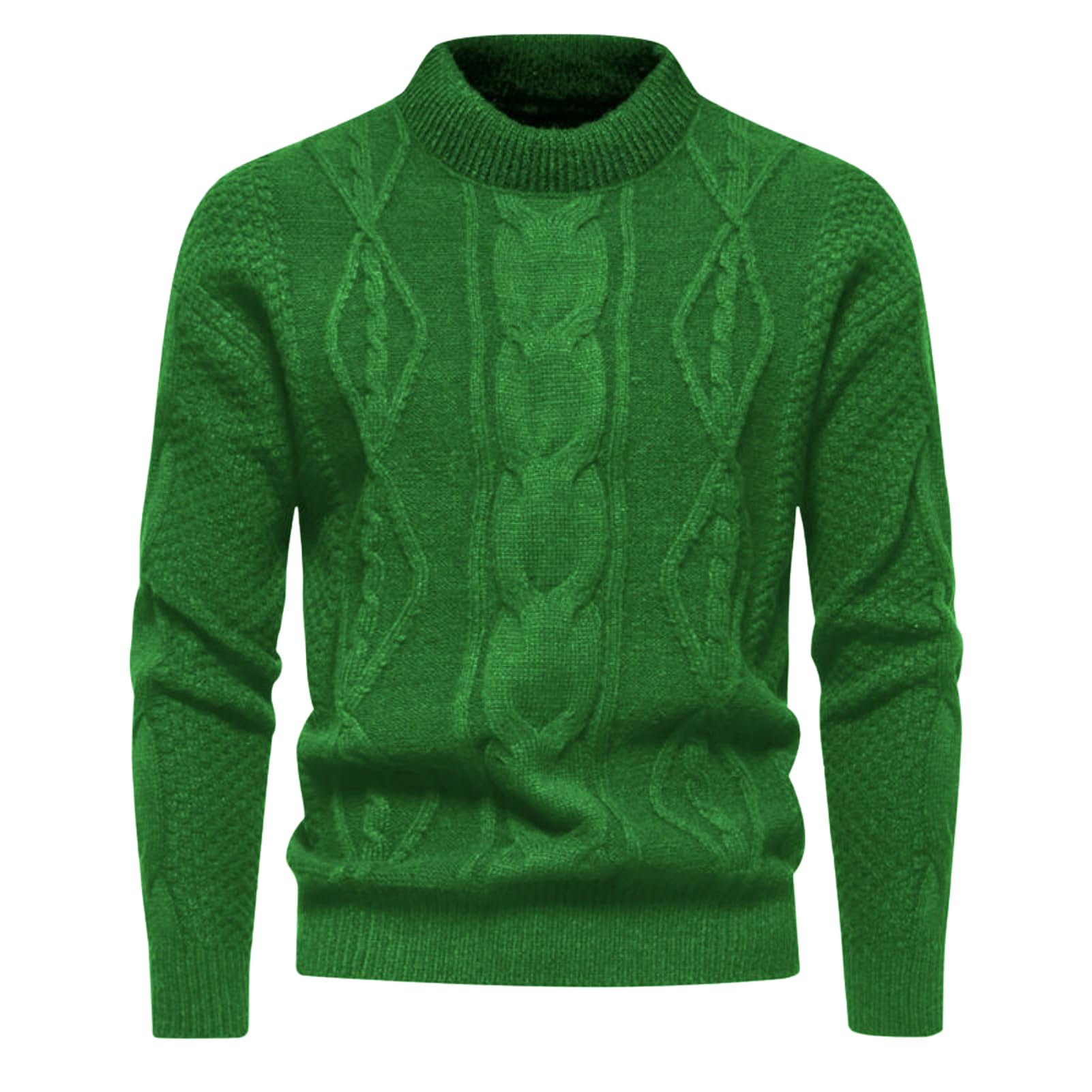 Pull en tricot pour homme col rond au style américain vintage décontracté - 8