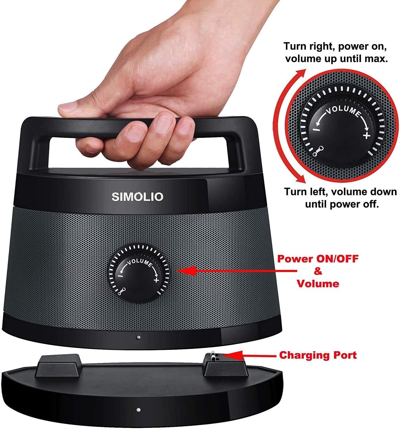 Best Promo SIMOLIO Wireless Portable TV Speakers with TV Audio Listening Assistance, Voice Highlighting TV Speakers for Hard of Hearing, Seniors and Elderly, 100ft Range, Extra Headset & 2 Adapters -SM-621D Crazy Clearance SIMOLIO Wireless Portable TV Speakers with TV Audio Listening Assistance, Voice Highlighting TV Speakers for Hard of Hearing, Seniors and Elderly, 100ft Range, Extra Headset & 2 Adapters -SM-621D