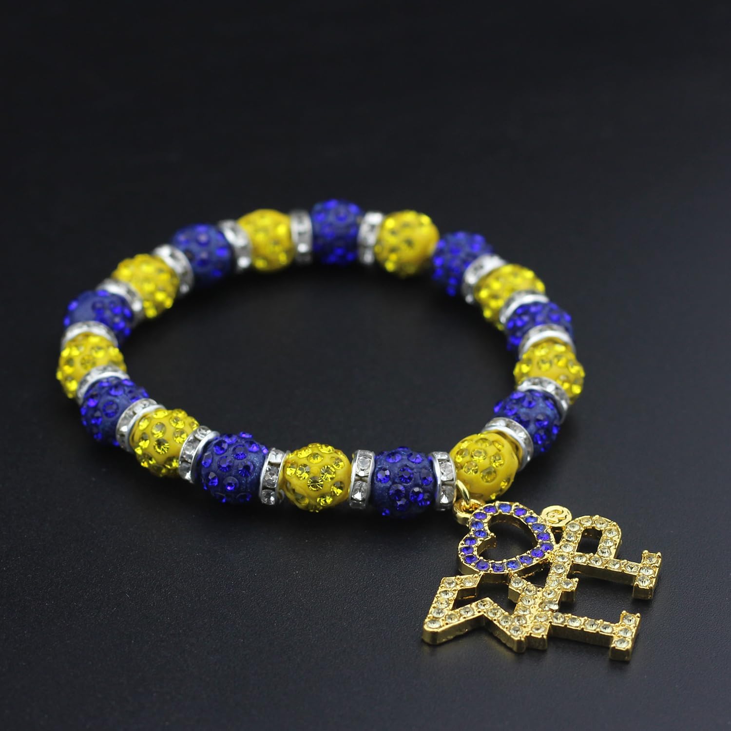 Scwasen SGRHO Sorority Bracelet for Women 1922 SGRHO Sorority Gift Rhinestone Greek Paraphernalia Jewelry for Soror Sister - Image 6